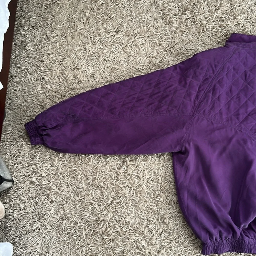 VTG 80s/90s‎ Streetwear Grannycore Retro Hunt Club Purple Tracksuit Set SzL